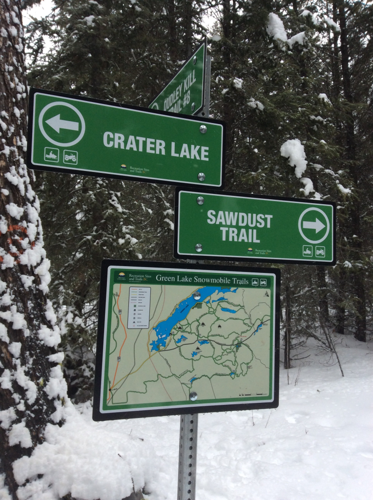 Green Lake Snowmobile Trails